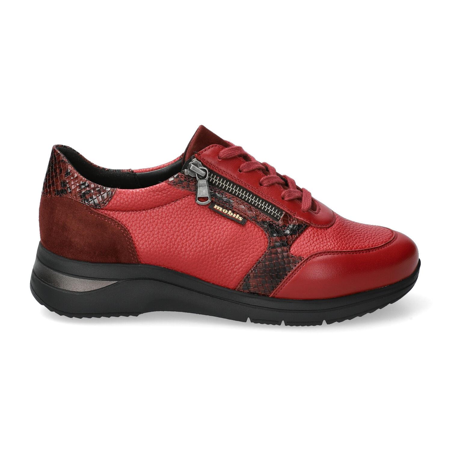 lacets femme modèle Millena bordeaux - Mephisto
